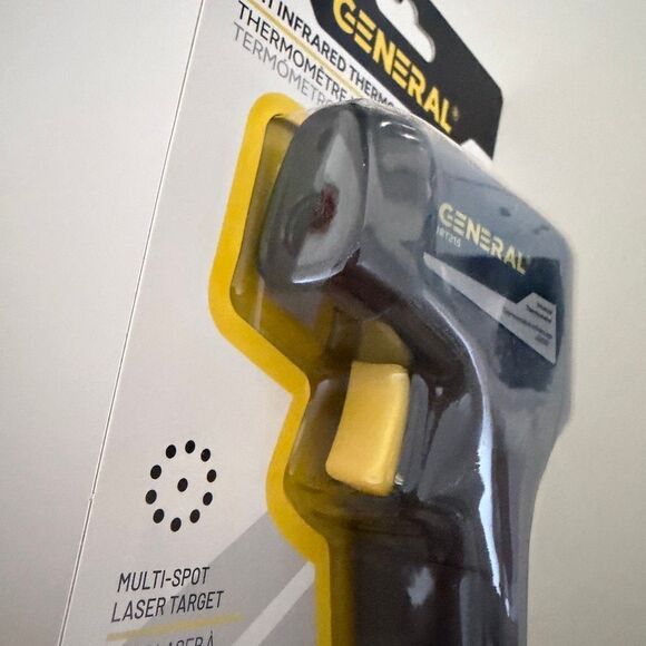 General Tools 10:1 Infrared Thermometer with Multi-Spot Laser Targeting - Picture 7 of 7